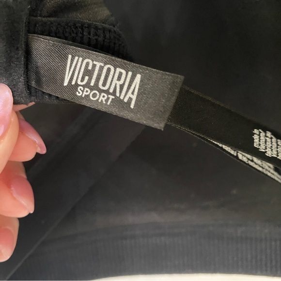 Victoria’s Secret VSX Sport Bra Heathered Black, Victoria Sport Women's Size 36D - Picture 11 of 14